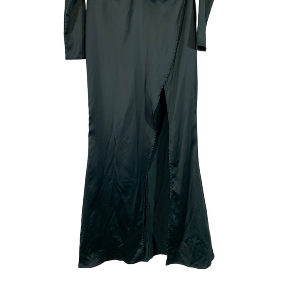House of CB Serafina Satin Maxi Dress Size Medium - Picture 4 of 11